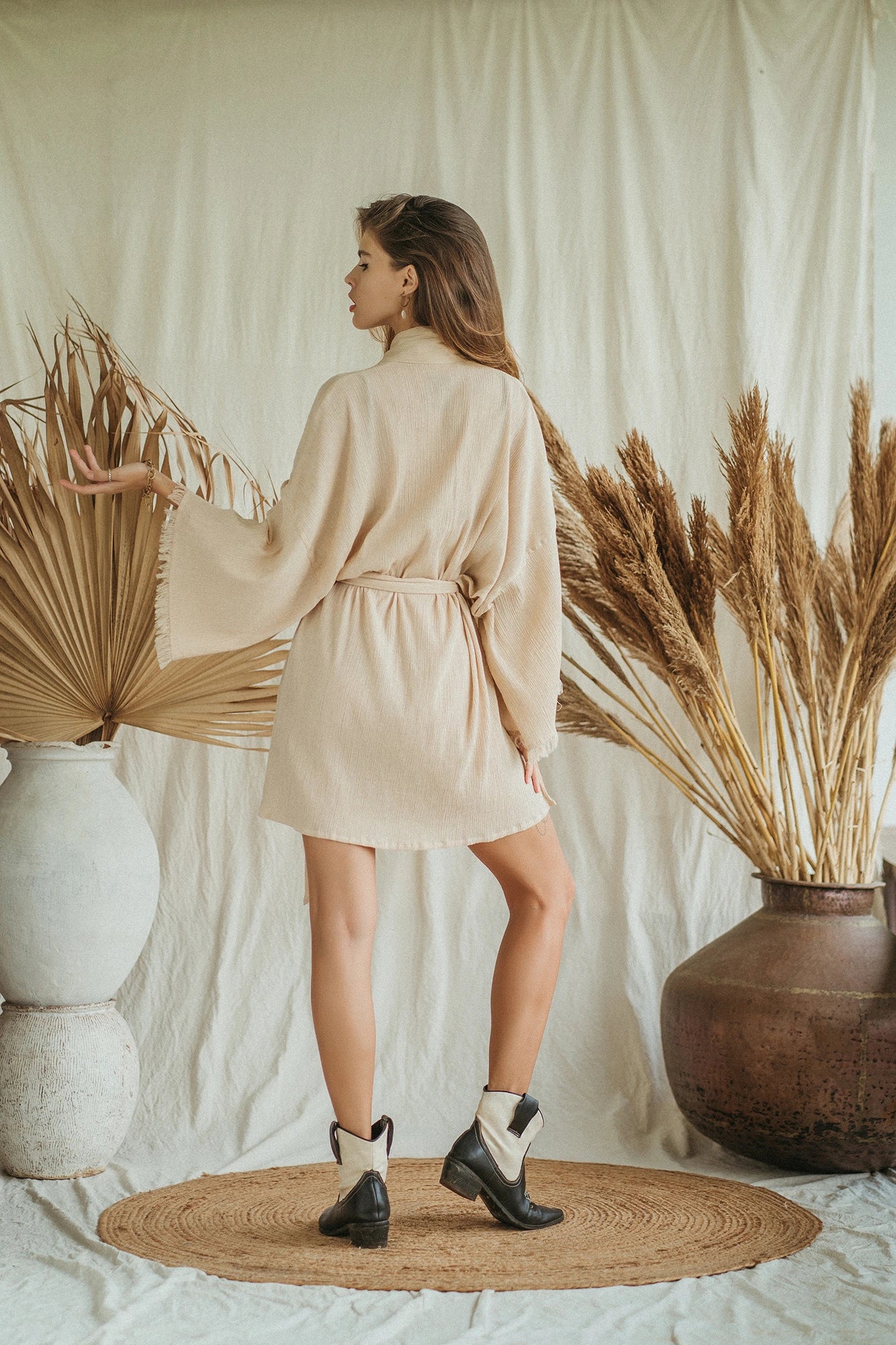 SAVANNA beige kimono