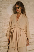 SAVANNA beige kimono