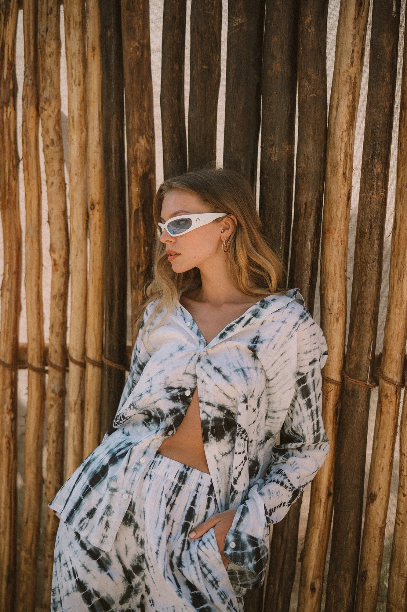 PAROS SET | deep sea hand tie-dyeing