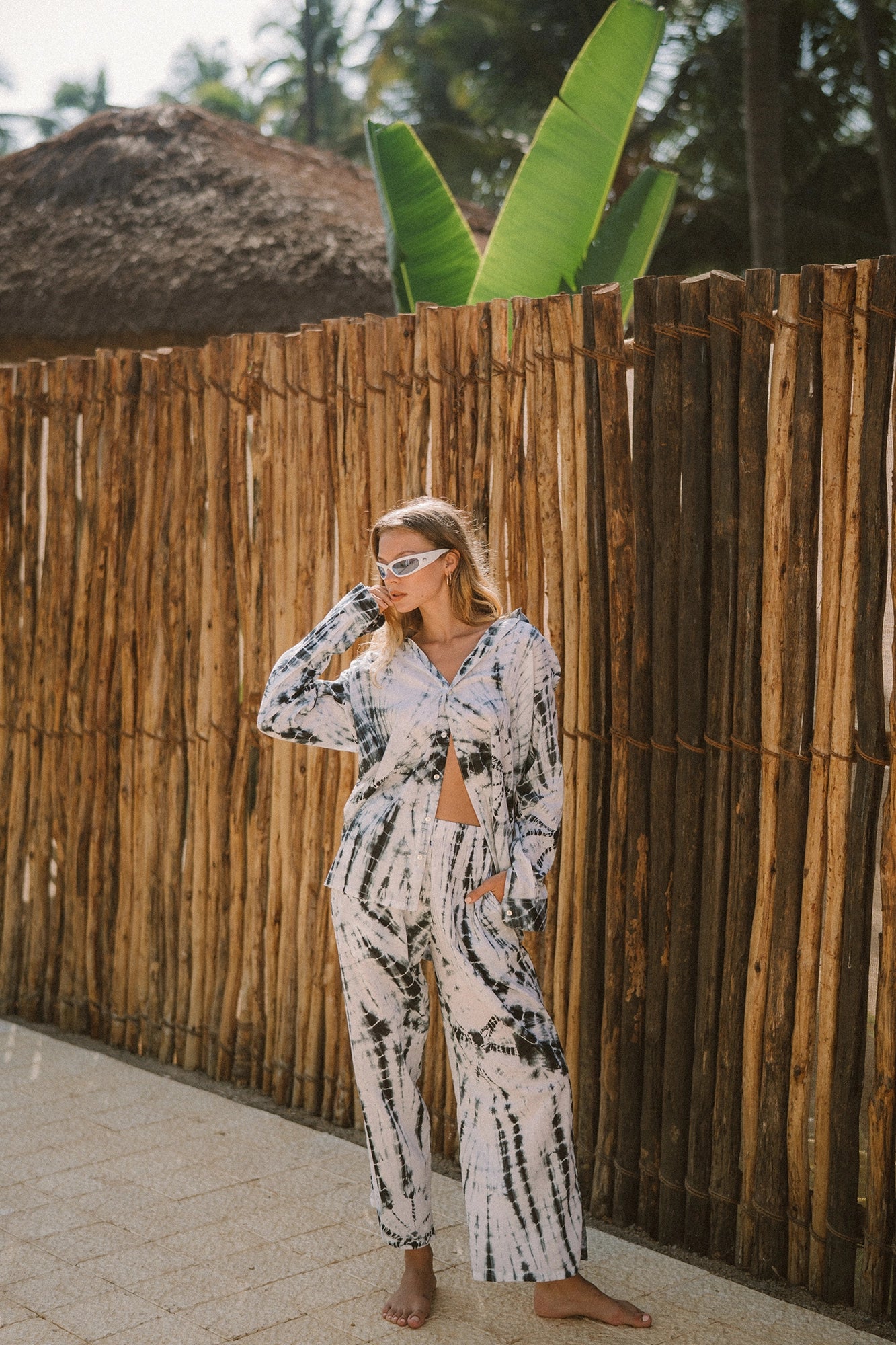 PAROS SET | deep sea hand tie-dyeing