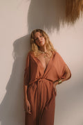 DESERT kimono dress | peach