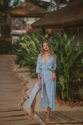 DESERT kimono dress | serene sky