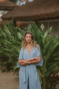 DESERT kimono dress | serene sky
