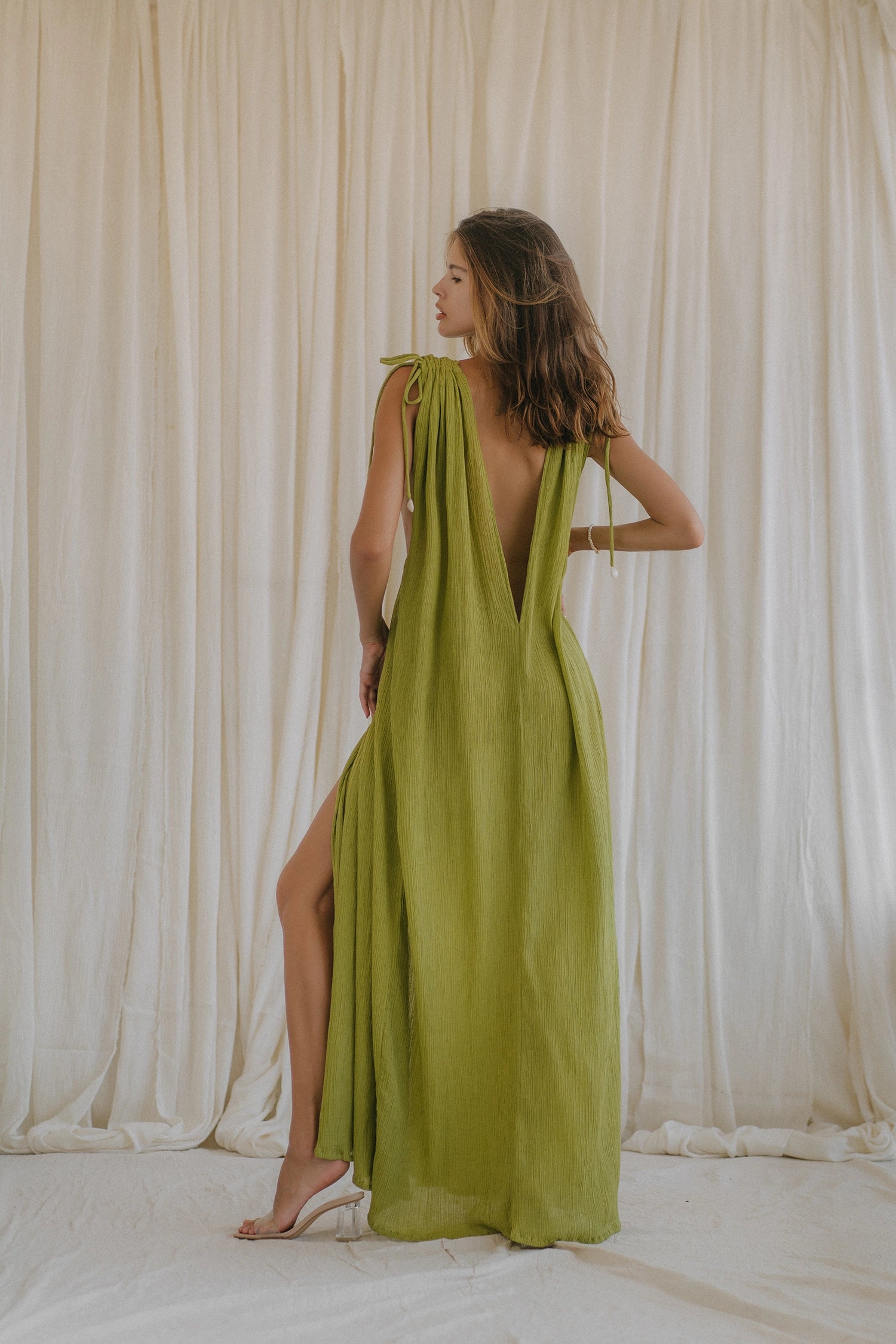 AMALFI citrus lemon dress