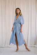 DESERT kimono dress | serene sky