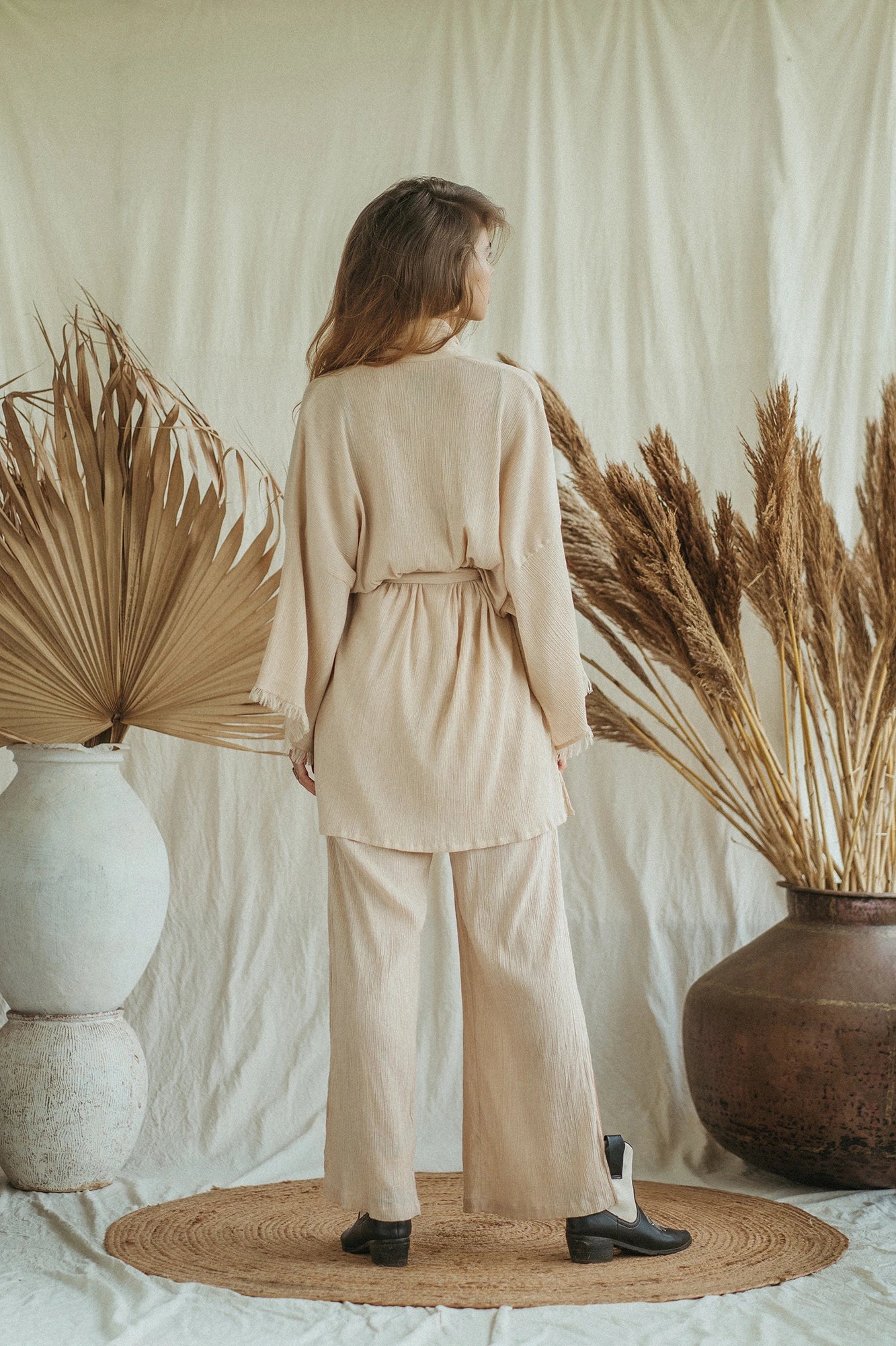 SAVANNA beige kimono