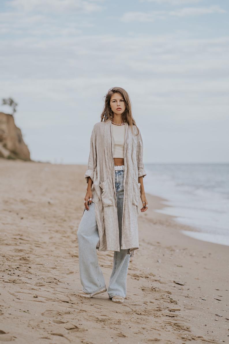 ICELAND | Linen robe